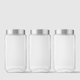 Kit com 3 Potes Quadrados Collection 2,2L Inox escovado Invicta-min.png